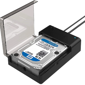 Rectangle 76 (4) WD hard drive inserted into USB docking station