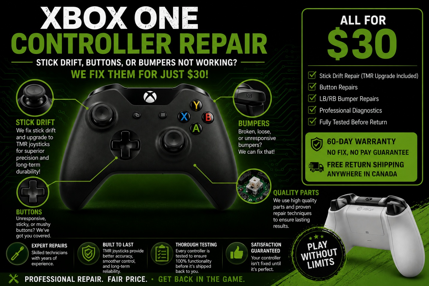 Xbox one Drift and general repair Xbox one Drift and general repair