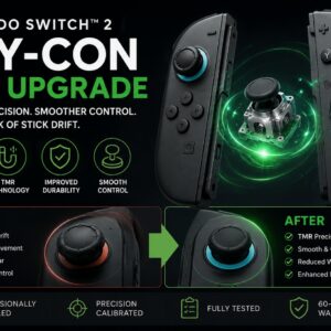 Nintendo Switch™ 2 Joy-Con TMR Joystick Upgrade.